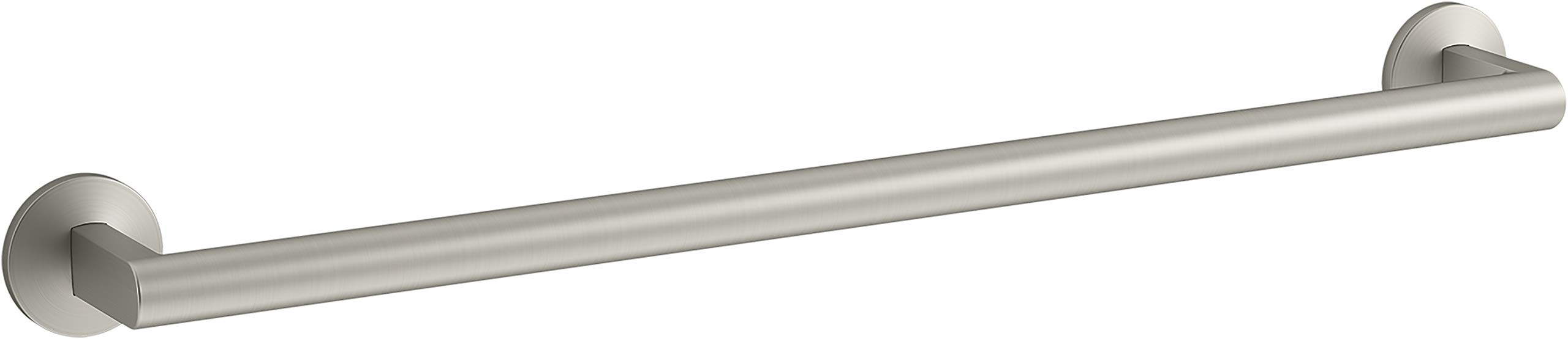 Kohler 78373-BN Components™ 24-Inch Brushed Nickel Towel Bar - Bathroom & Spa Accessory for Modern Homes