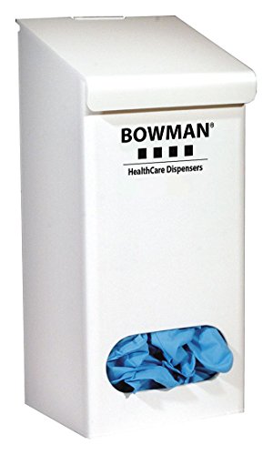 White Bulk Glove Box Dispenser - Perfect for Medical, Laboratory & Food Service Use