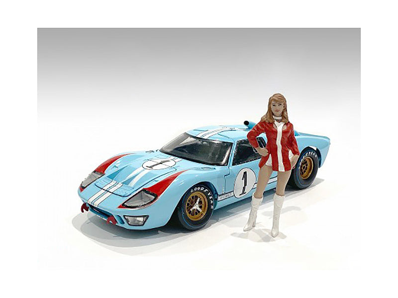 American Diorama 1/18 Scale Race Day 2 Figurine VI - Realistic Pit Crew & Driver Figures for Model Car Displays & Diorama Scenes