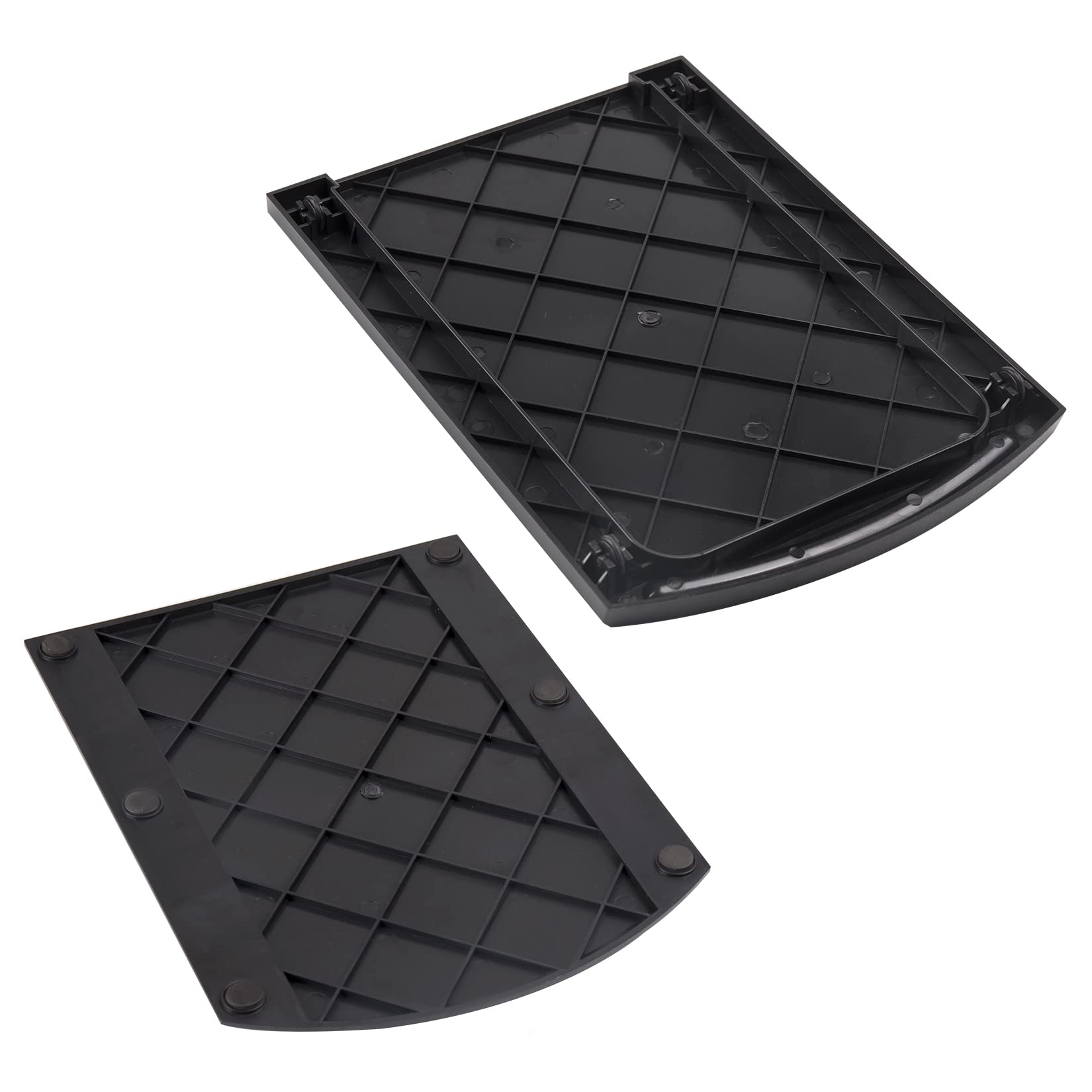 2 Pack Sliding Tray for Kitchen Appliances - Compatible with Coffee Makers, KitchenAid Mixers, Blenders, Air Fryers & Juicers - Countertop Organizer with Rolling Wheels | Perfect for Small Kitchen Spaces & Appliance Storage