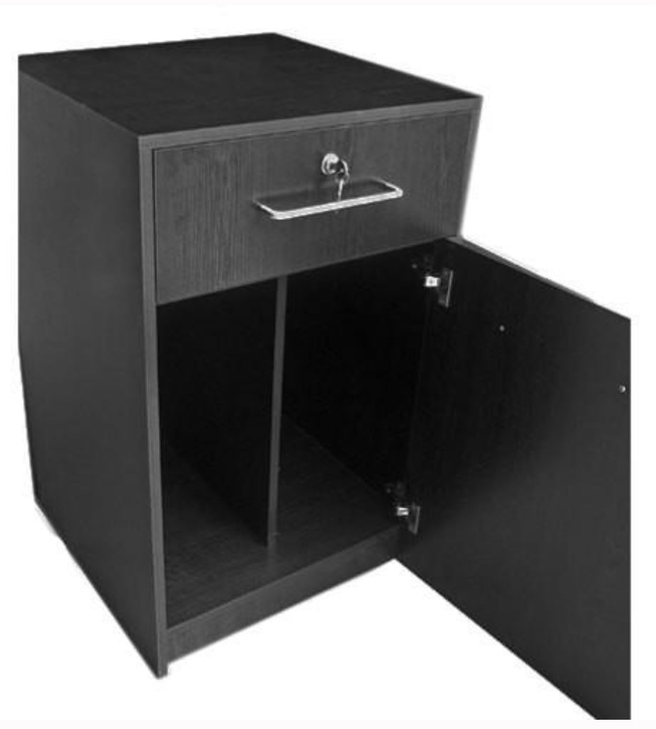 Adjustable Expandable Reception Desk for Office & Hotel Lobby - Modern Space-Saving Front Desk with Storage | Perfect for Corporate, Healthcare & Hospitality Settings