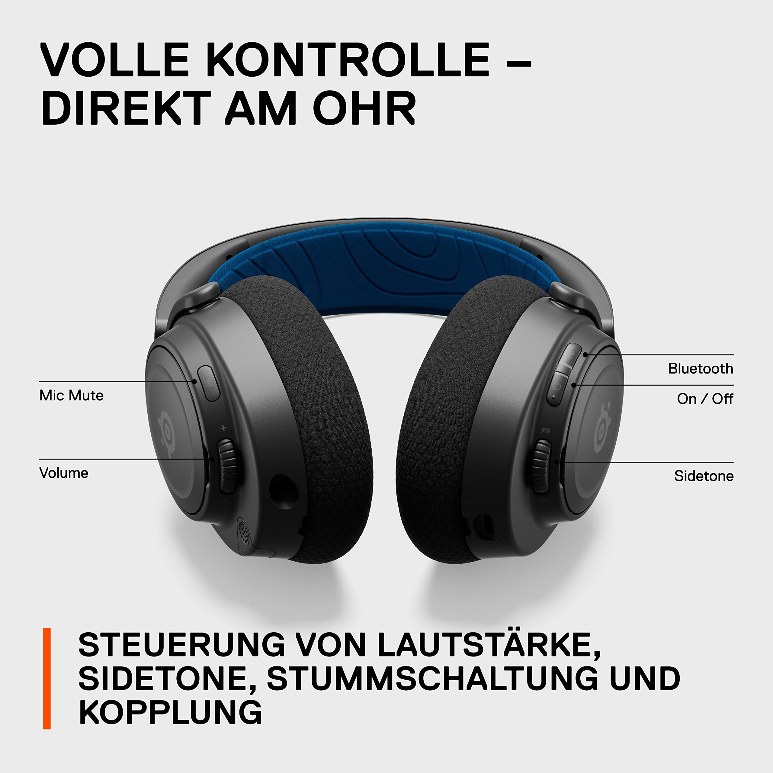 SteelSeries Arctis Nova 7P Wireless Gaming Headset for PS5, PC, Switch & Mobile - Dual 2.4GHz + Bluetooth Connectivity - 38H Battery - ClearCast Gen 2 AI Mic - Perfect for Competitive Gaming & Mobile Entertainment