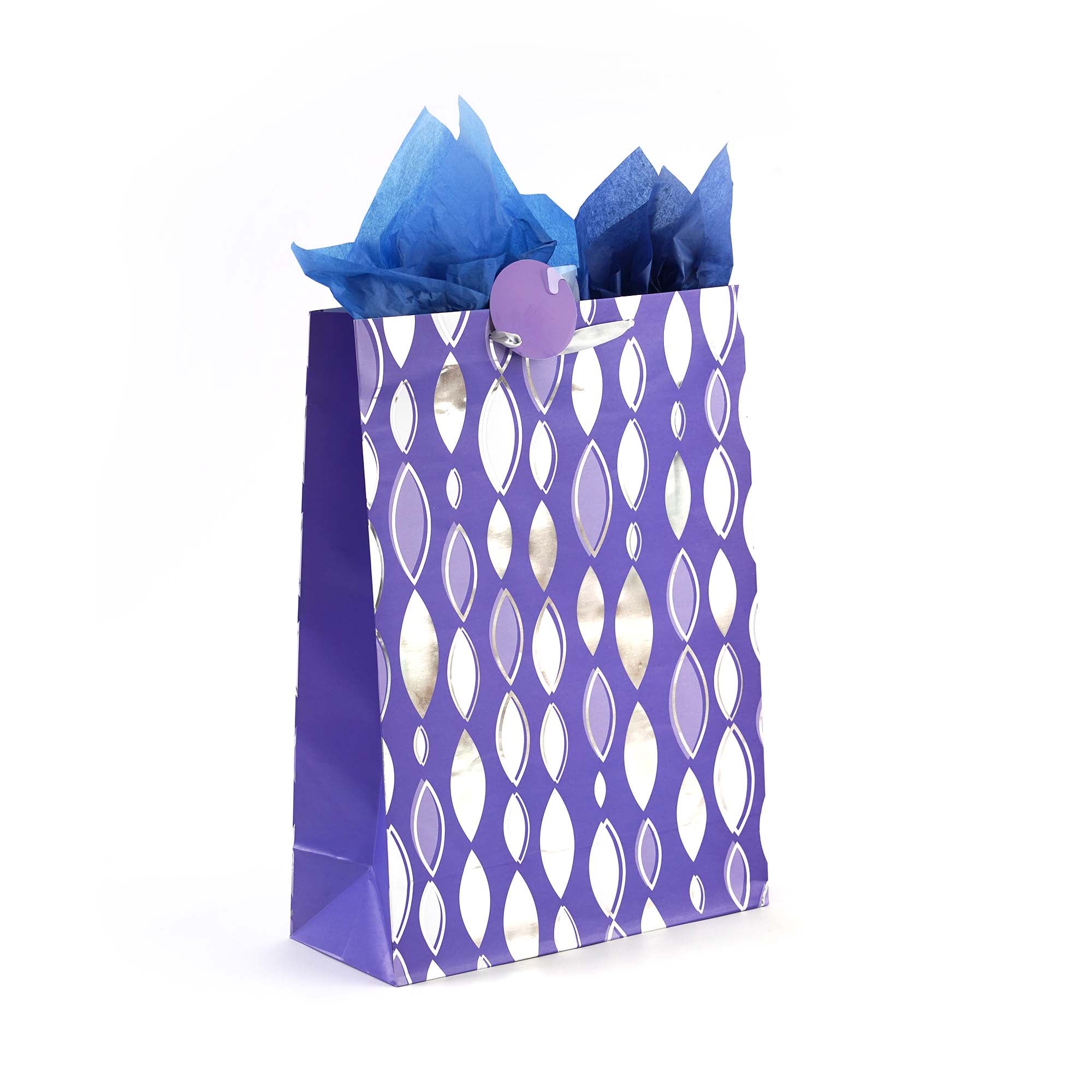 3-Pack Large Geometric Print Surprise Hot Stamp Bags - 4 Unique Designs for Parties, Gifts & Travel Accessories