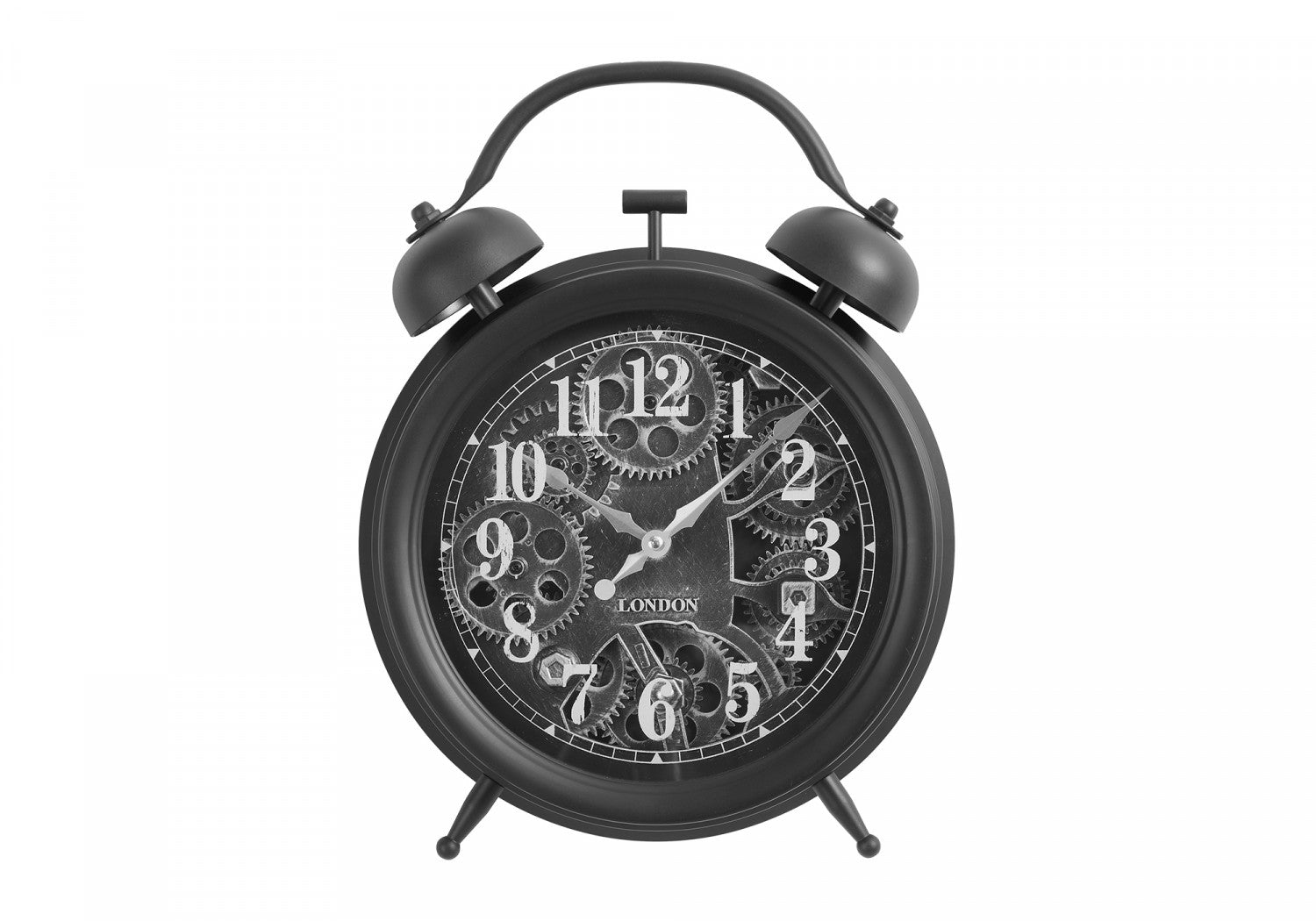Aria Clock - Modern Digital Alarm Clock with LED Display, Black - Perfect for Bedroom, Office, and Travel Use