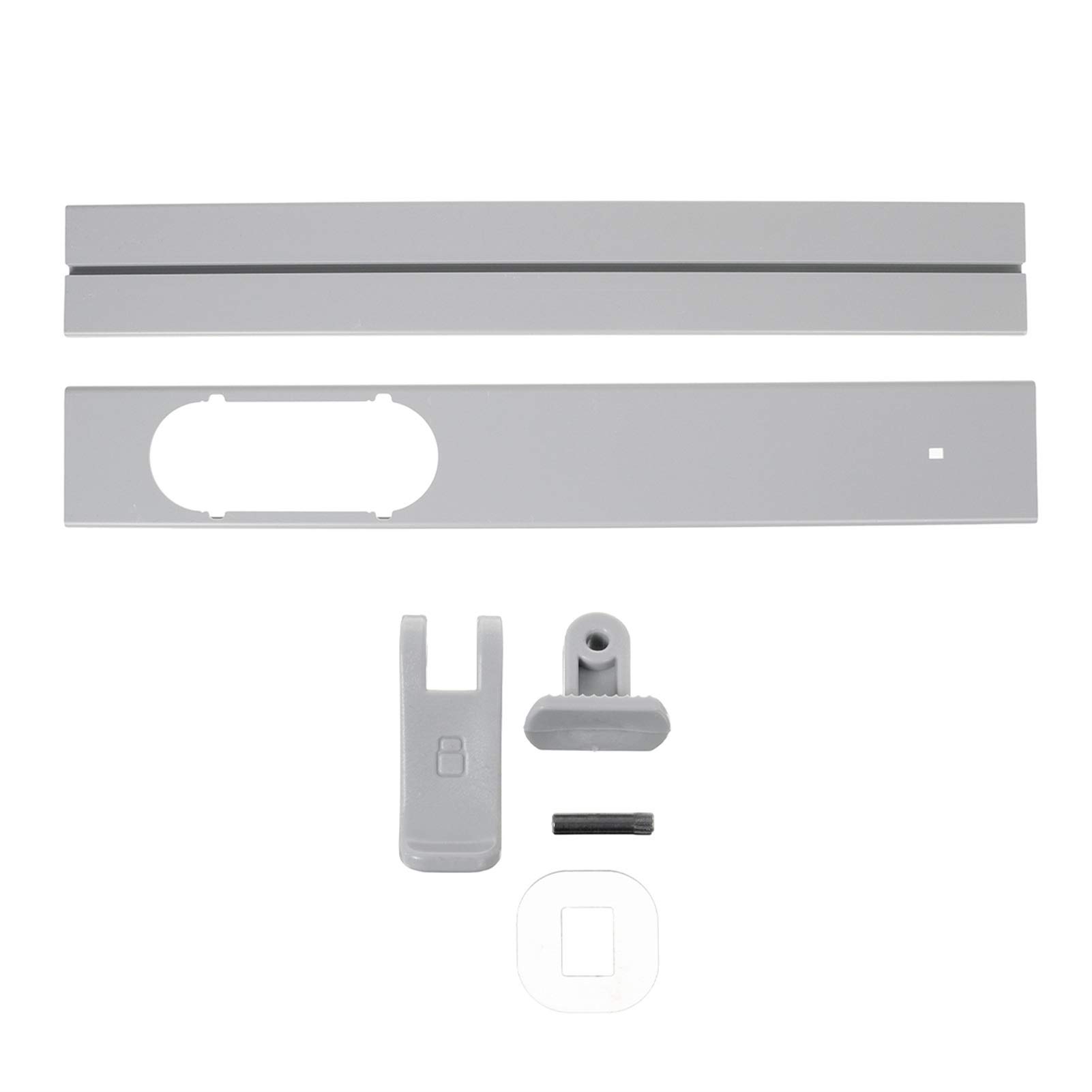 Adjustable Window Air Seal & Exhaust Vent Hose for Portable Air Conditioner - 130/190cm Auto Lock Air Outlet Pipe (2Pcs 130cm Plates) - Perfect for Home, Office & RV Cooling Solutions