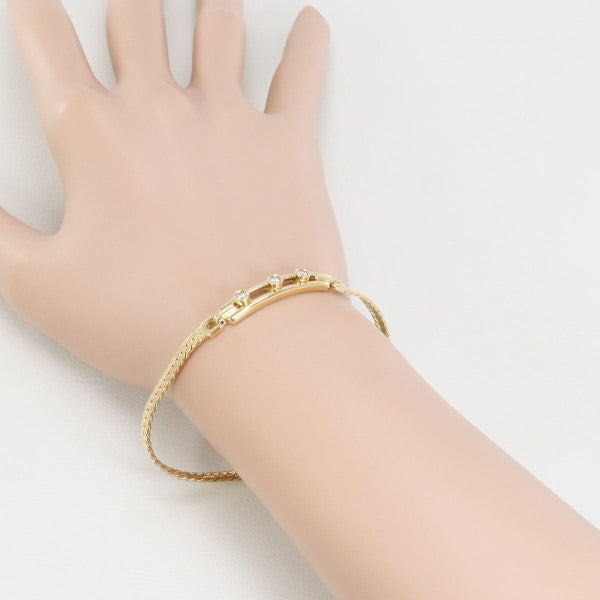 18K Yellow Gold Diamond Bracelet for Women - Elegant Tennis Bracelet with Real Diamonds - Perfect for Weddings, Anniversaries & Special Occasions