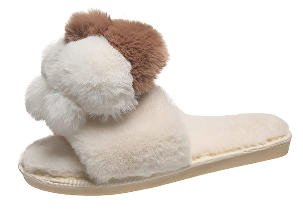 Women's Fuzzy House Slippers - Cute Plush Animal Slippers with Corgi Butt Design | Soft Fluffy Indoor Slippers for Home, Bedroom & Lounge | Cozy Dog-Themed Comfort for Women
