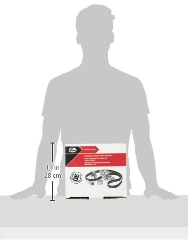 Gates TCKWP227 PowerGrip Premium Timing Belt Component Kit with Water Pump - Replacement for Ford, Chevy, Dodge - High Performance Engine Maintenance Kit for Smooth Operation