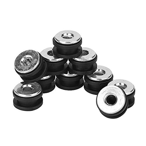 10Pcs Motorcycle Fairing Rubber Grommet Kit - Durable Bolt Accessories Replacement for Cowling & Body Panels | Perfect for Honda, Yamaha, Kawasaki Bike Maintenance & Repair
