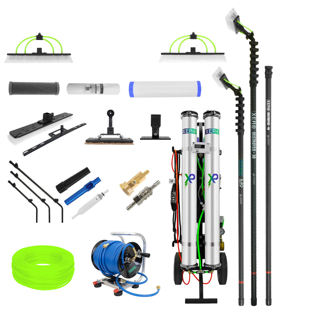 XERO Ultimate Commercial Kit - Professional-Grade Cleaning Supplies for Restaurants, Offices & Retail Stores | Heavy-Duty Mops, Brooms & Cleaning Tools for Deep Cleaning & Sanitizing