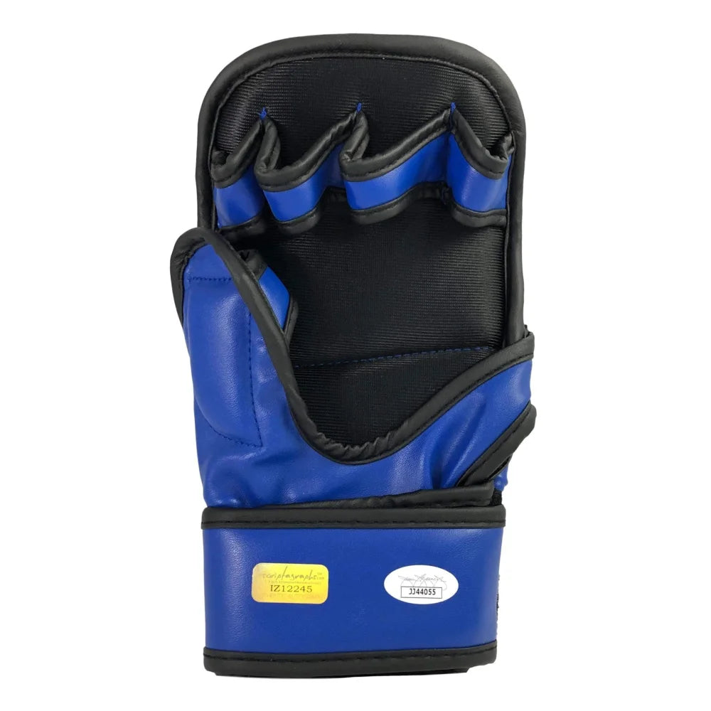 Derrick Lewis Signed UFC Blue Glove - Authentic 