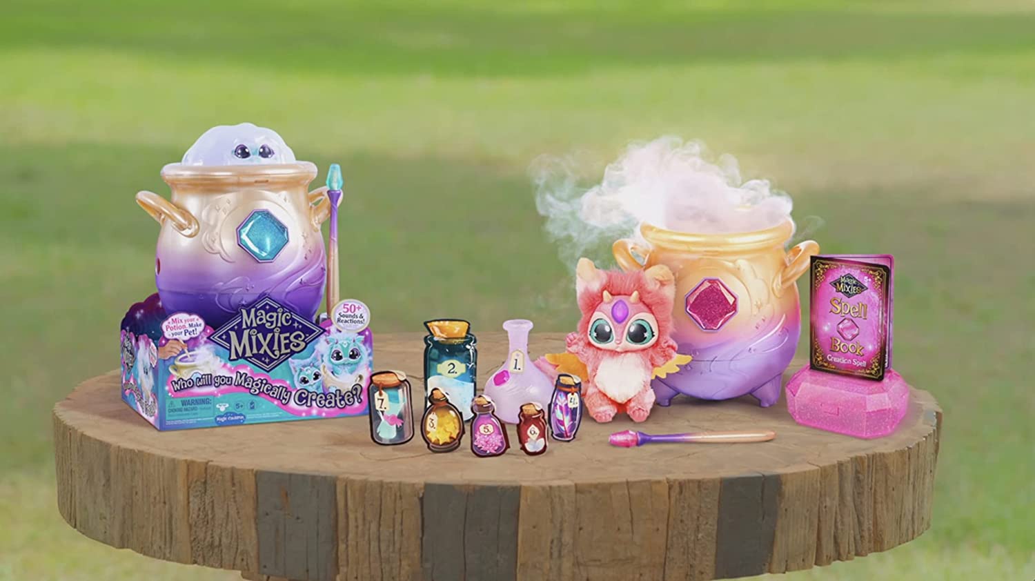 Magic Mixies Magical Misting Cauldron - Interactive Light Up Toy for Kids with Colorful Smoke Effects | Perfect for Pretend Play, Birthday Gifts & Halloween Costume Accessories
