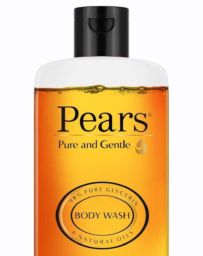 Pears Pure & Gentle Body Wash for Sensitive Skin - 250ml | Moisturizing & Hypoallergenic Cleanser for Daily Shower & Bath | Ideal for Dry Skin Care Routine