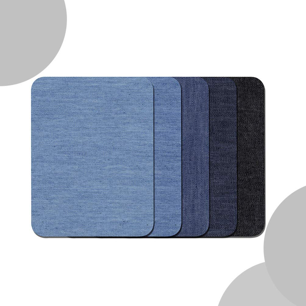 10pcs Denim Iron-On Patches for Jeans Repair - DIY Denim Reinforcement for Holes & Rips - Perfect for Denim Jackets, Pants & DIY Crafts