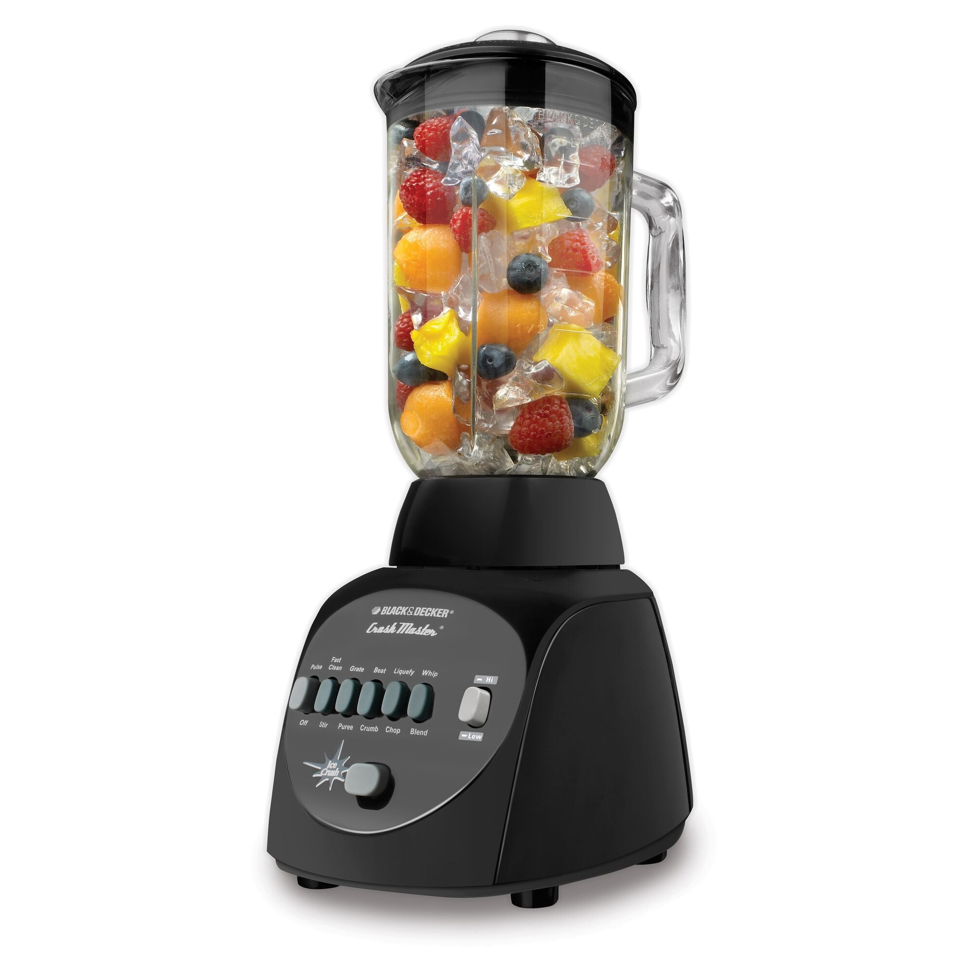 Crush Master 10-Speed High Performance Blender for Smoothies, Juices & Food Prep - Perfect for Home Kitchen, Restaurant & Healthy Lifestyle