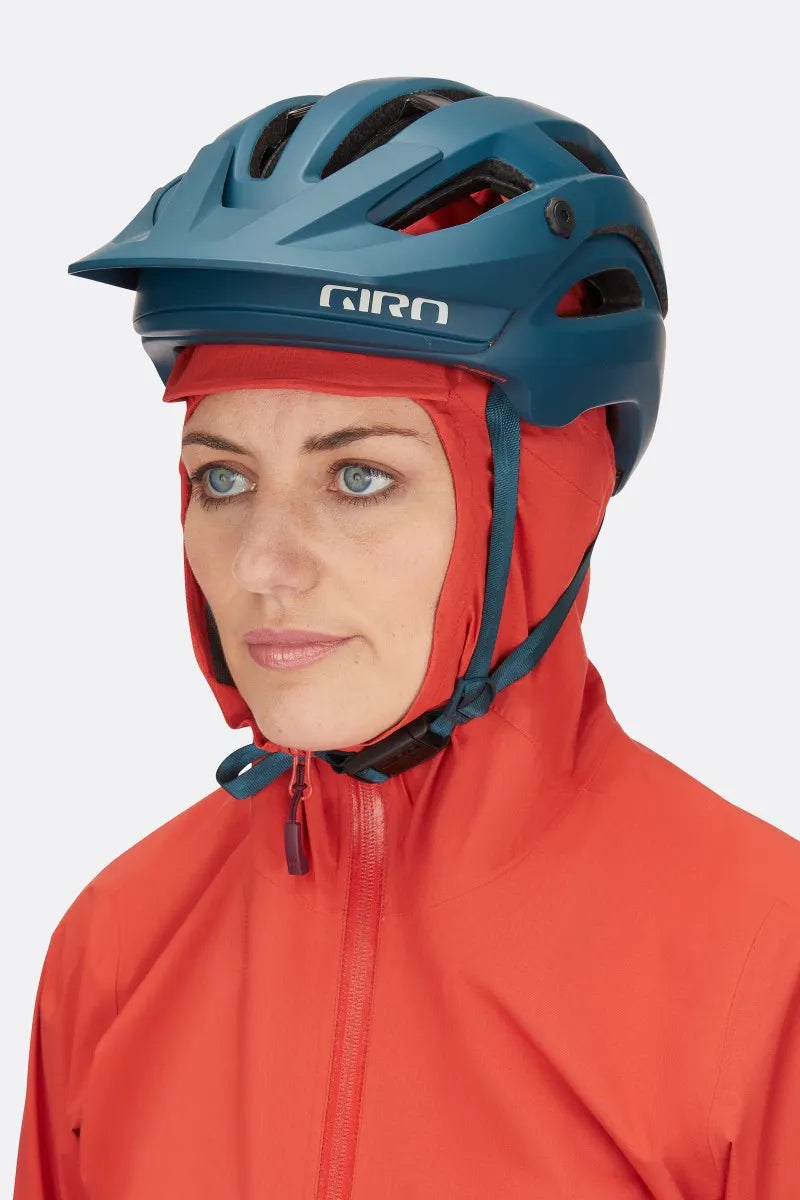 Waterproof Women's Biking Jacket - Cinder Downpour Light Cycling Raincoat for Outdoor Sports & Commuting | QWH 86