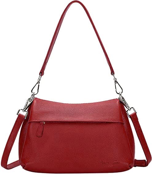 Hudson & James Genuine Leather Women's Crossbody Bag - Stylish Travel Satchel for Work, iPad & Everyday Use | Perfect for Commuting, Office & Weekend Outings