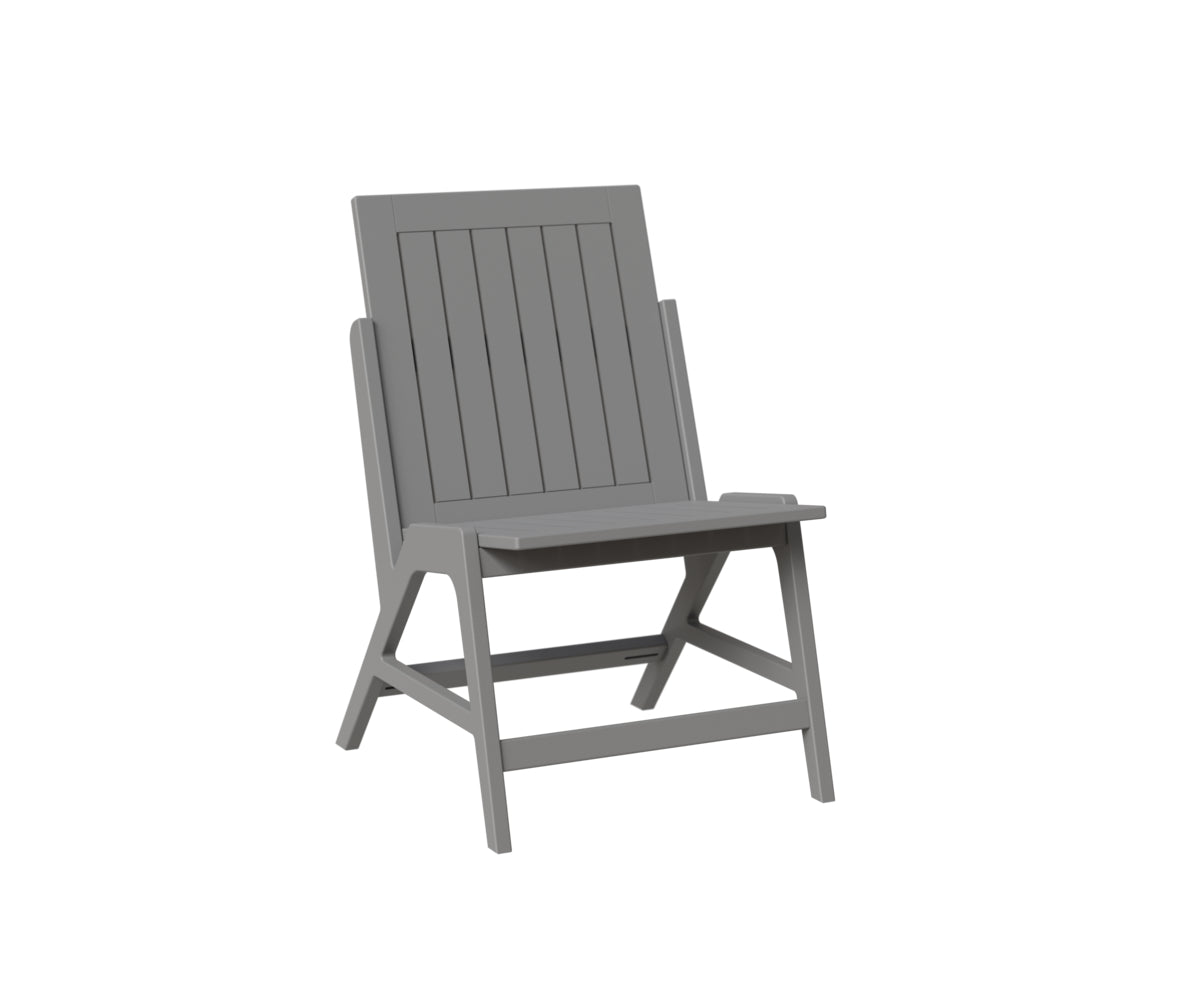 Berlin Gardens Kinsley Dining Side Chair - Sturdy Outdoor Patio Furniture for Garden, Deck, and Poolside Dining