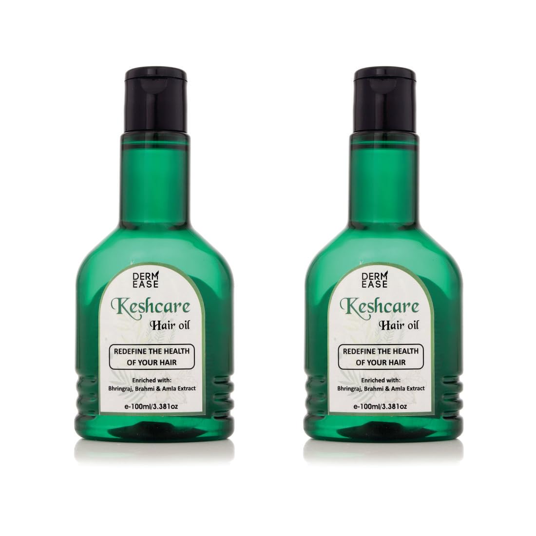 DERMEASE Kesh Care Hair Oil - 2 Pack (100ml Each) for Hair Growth, Scalp Health & Shine - Perfect for Daily Use, Styling & Deep Conditioning