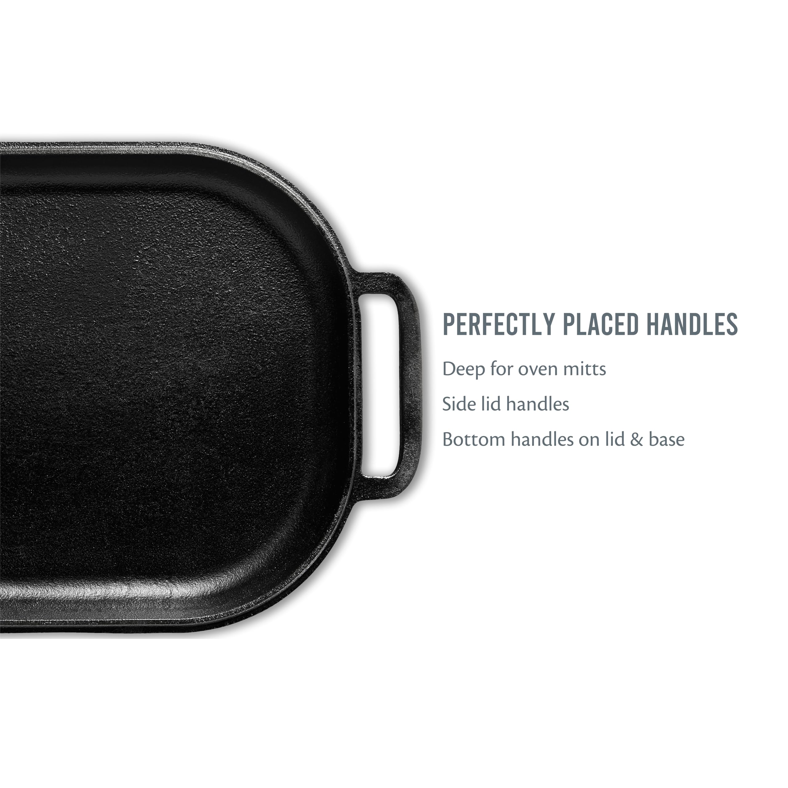 Premium Cast Iron Bread Pan with Lid - USA Made Dutch Oven Loaf Pan for Homemade Sourdough, Artisan Bread Baking | Perfect for Kitchen, Camping & Outdoor Cooking