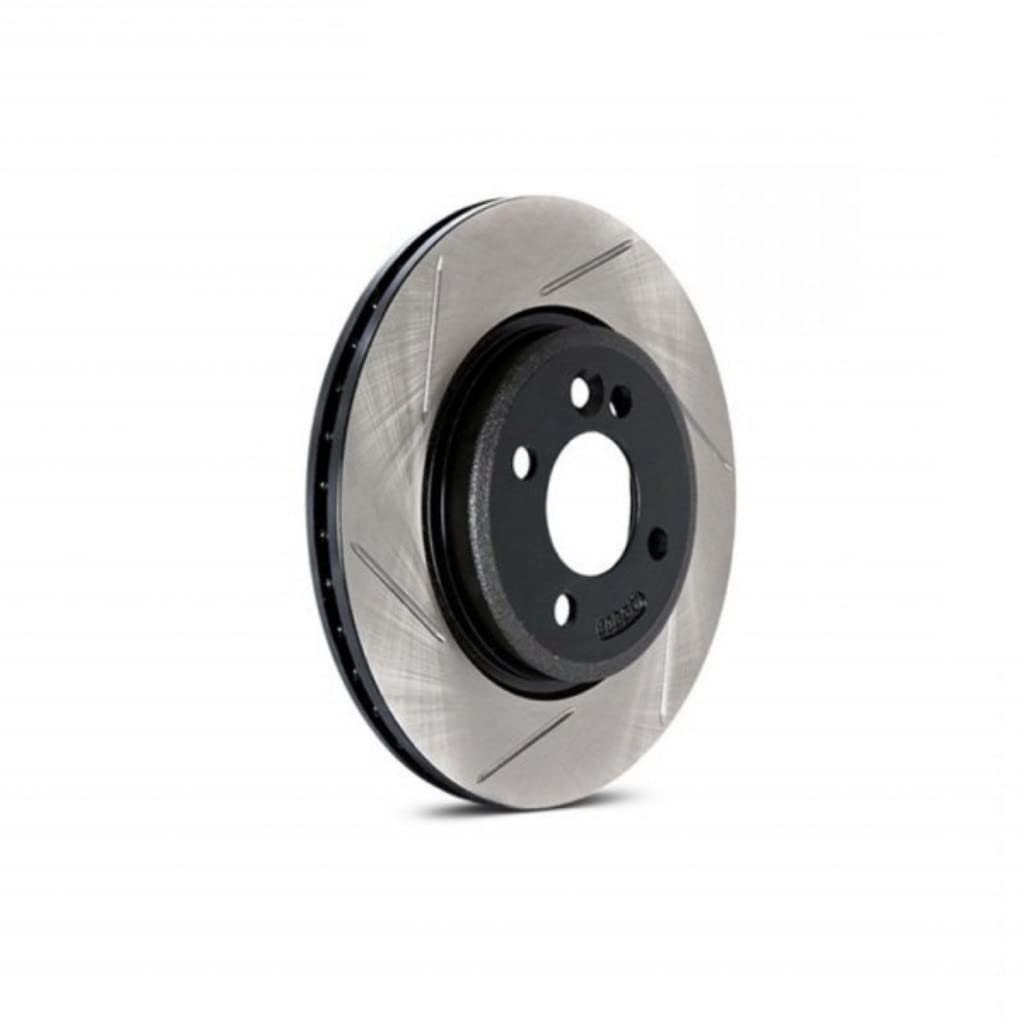 StopTech Slotted Brake Rotor for 2012-2020 Jeep Grand Cherokee - Rear Passenger Side (Part# 126.58009SR) | High-Performance Braking for Off-Road & Daily Driving