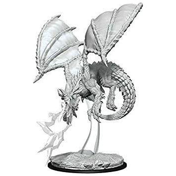D&D Miniatures - Nolzur's Marvelous Miniatures Young Blue Dragon for Tabletop RPG & Dungeons & Dragons Game Scenes