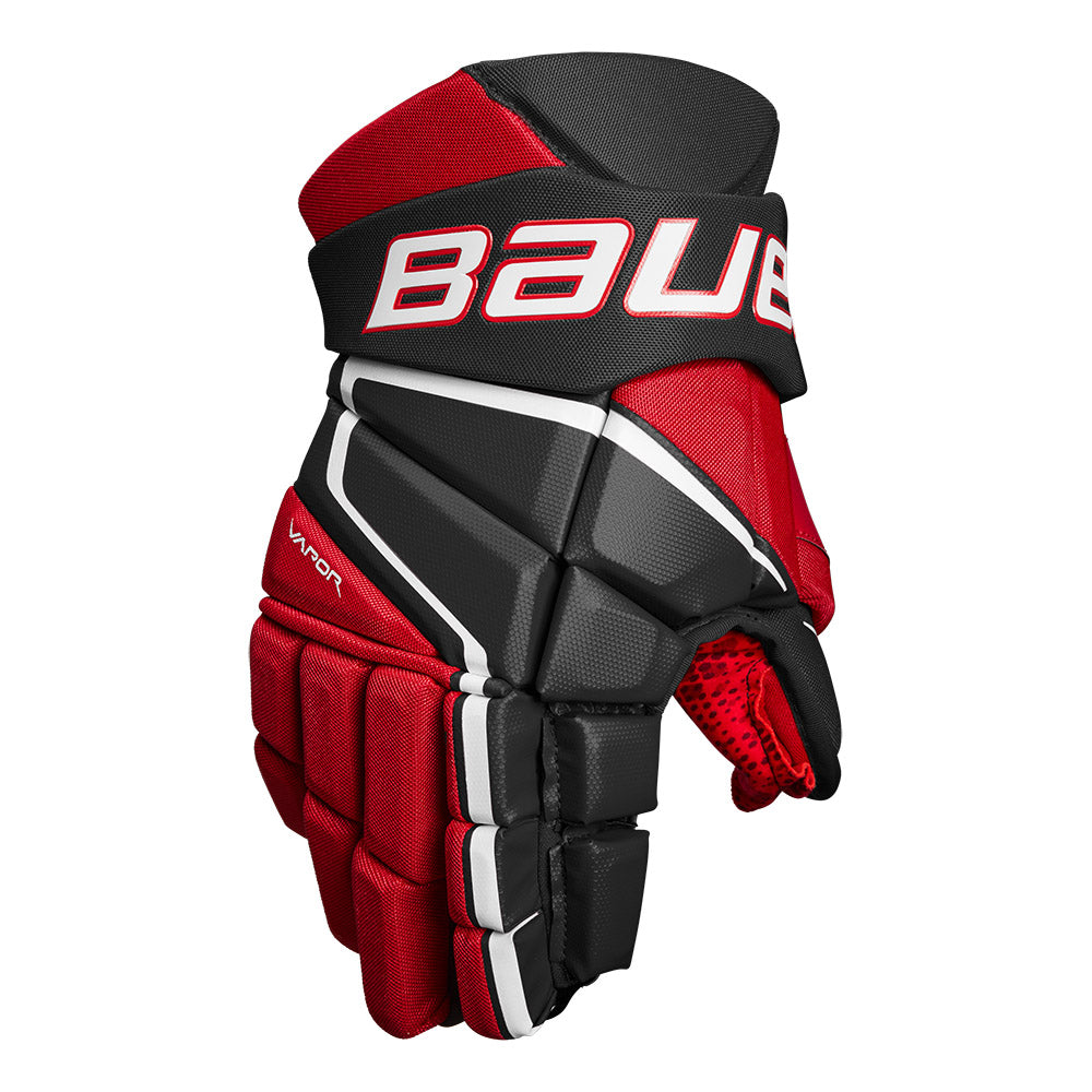 Bauer Vapor 3X Intermediate Ice Hockey Gloves - Protective Hockey Gear for Youth & Adult Players - Perfect for Ice Rink Games & Practice Sessions