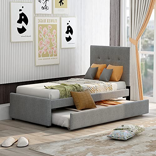 Gray+twin+trundle