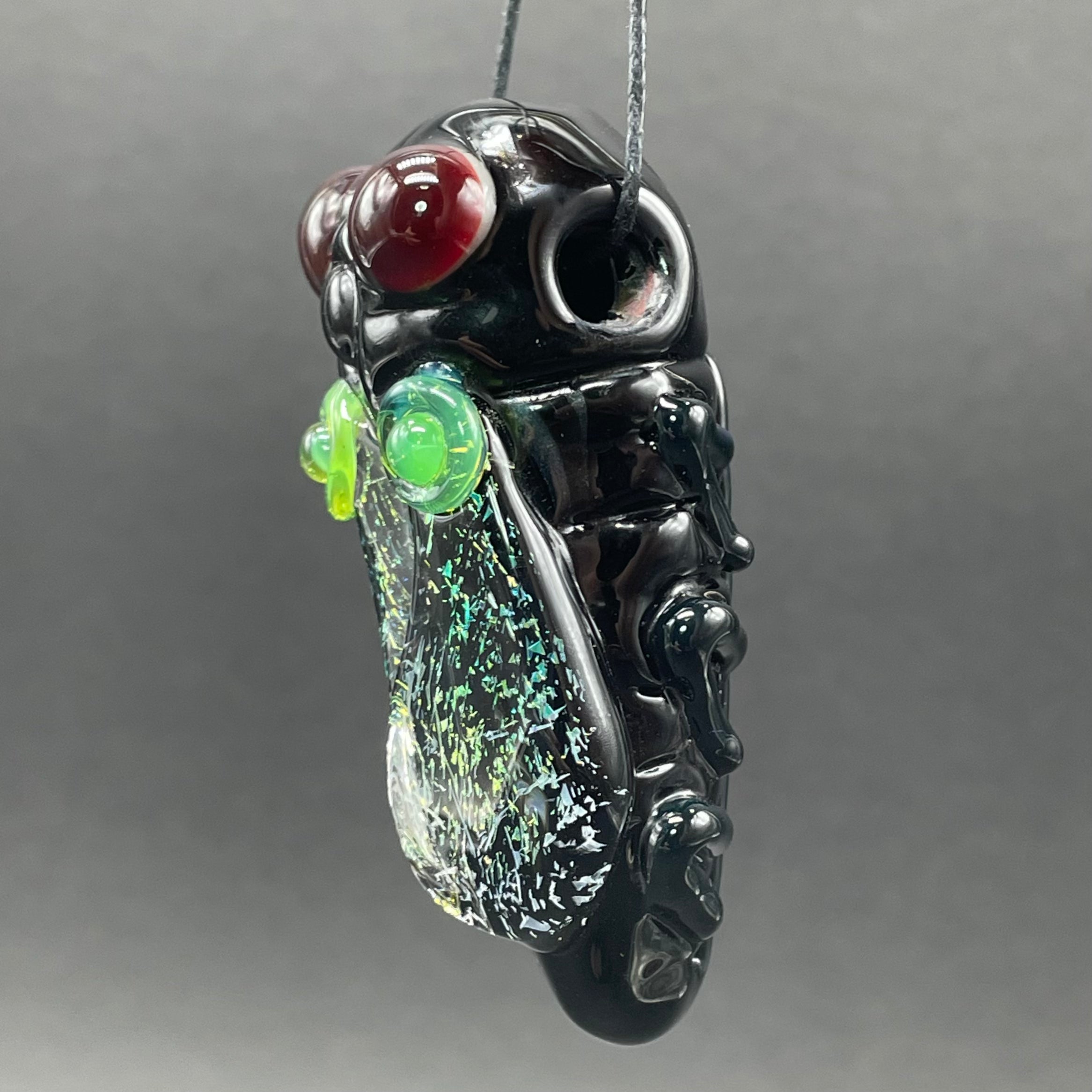 Handmade Cicada Pendant Necklace - Sterling Silver 925 Jewelry for Women - Nature-Inspired Insect Accessory for Boho, Gothic & Everyday Wear