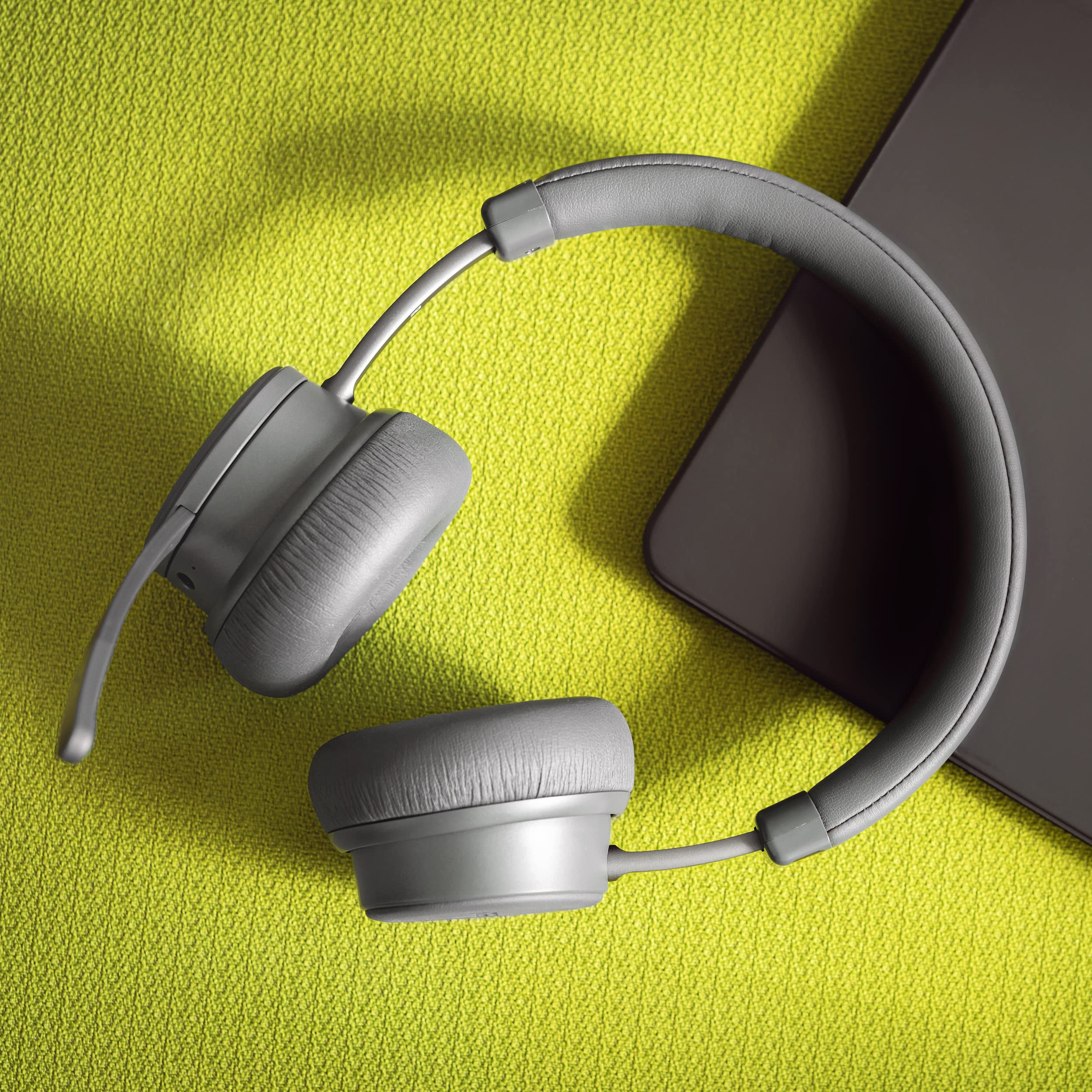 Koss CS340BT Wireless Bluetooth Headset with Active Noise Cancellation, On-Ear Design & On-Board Controls - Black | Perfect for Office Calls, Gaming & Travel
