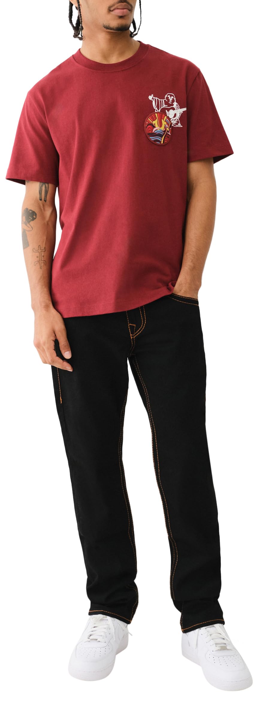 True Religion Men's Ricky Big T Flap 1/2