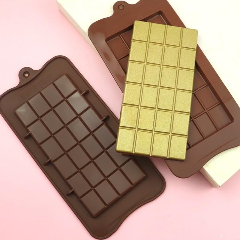 Royal Silicone Chocolate Bar Mold - 3D DIY Candy Mold for Dairy Milk Chocolate, Cake, Brownie Toppers, Gummy & Jelly - Perfect for Baking, Dessert Decorations & Homemade Treats - Ideal for Parties, Gifts & Holiday Cooking