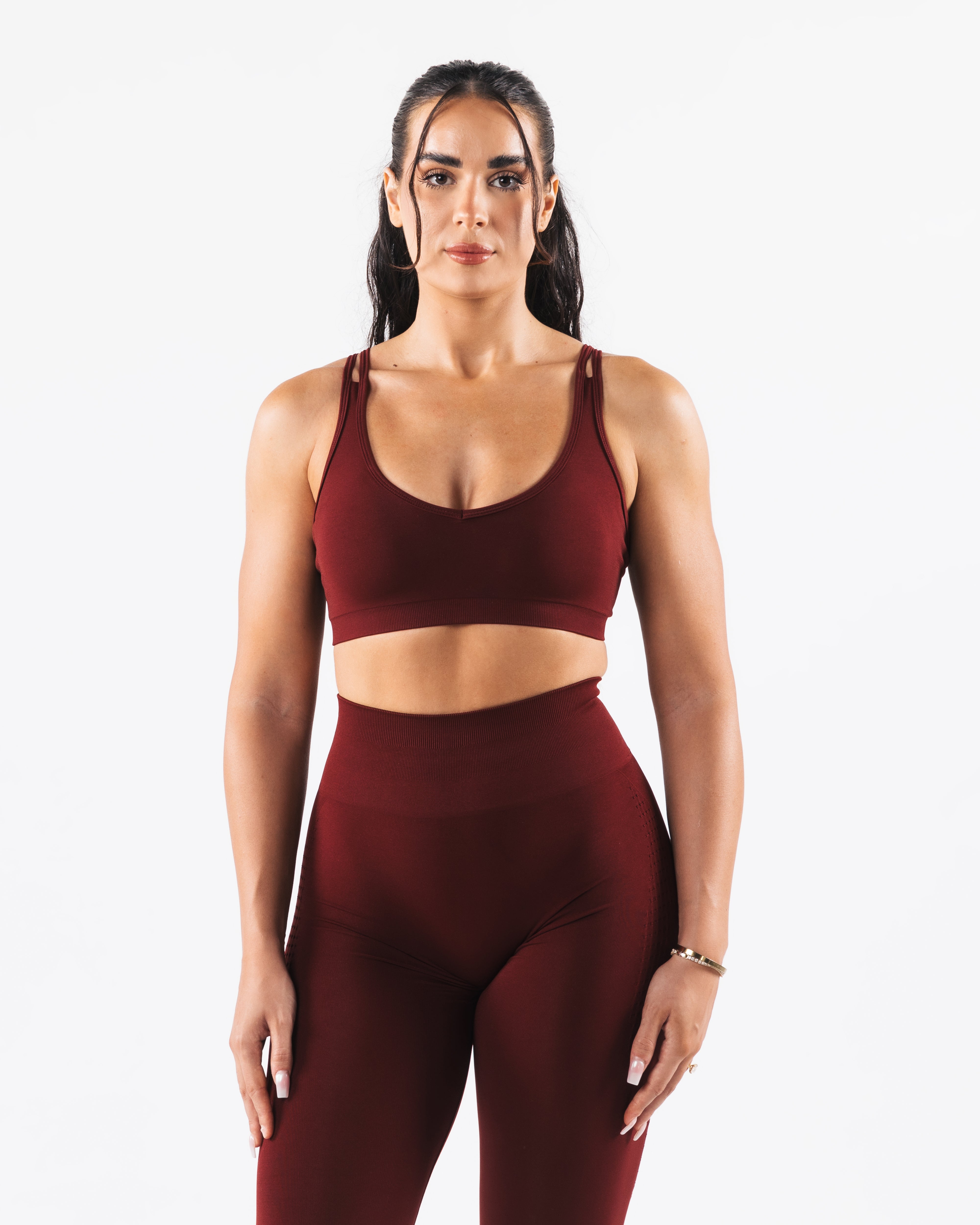Amplify Excel Bra - Push Up & Support for Women - New Burgundy Lace Underwear - Perfect for Everyday Wear & Special Occasions
