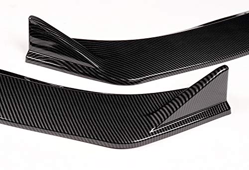 3PCS Front Bumper Body Kit Spoiler Lip + 6PCS Side Skirt Extension Rocker Splitters Diffuser Lip for 2019-2021 Mazda 6 - 86