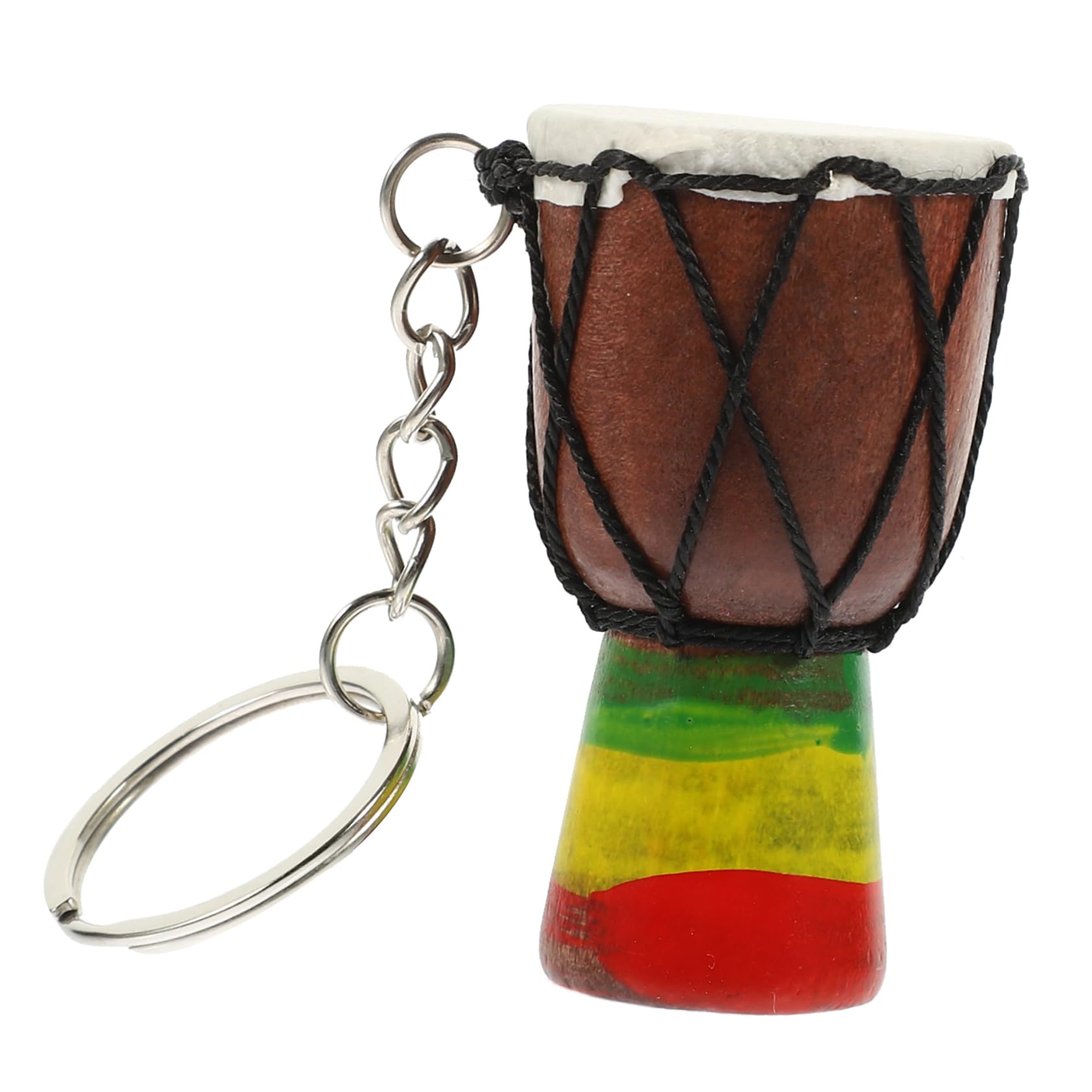 Djembe Keychain - African Drum Key Pendant, Handbag Charm, Travel Necklace for Music Lovers, Girls Key Holder, Percussion Instrument Gift for Musicians, Perfect for Festivals, Concerts, and Everyday Style