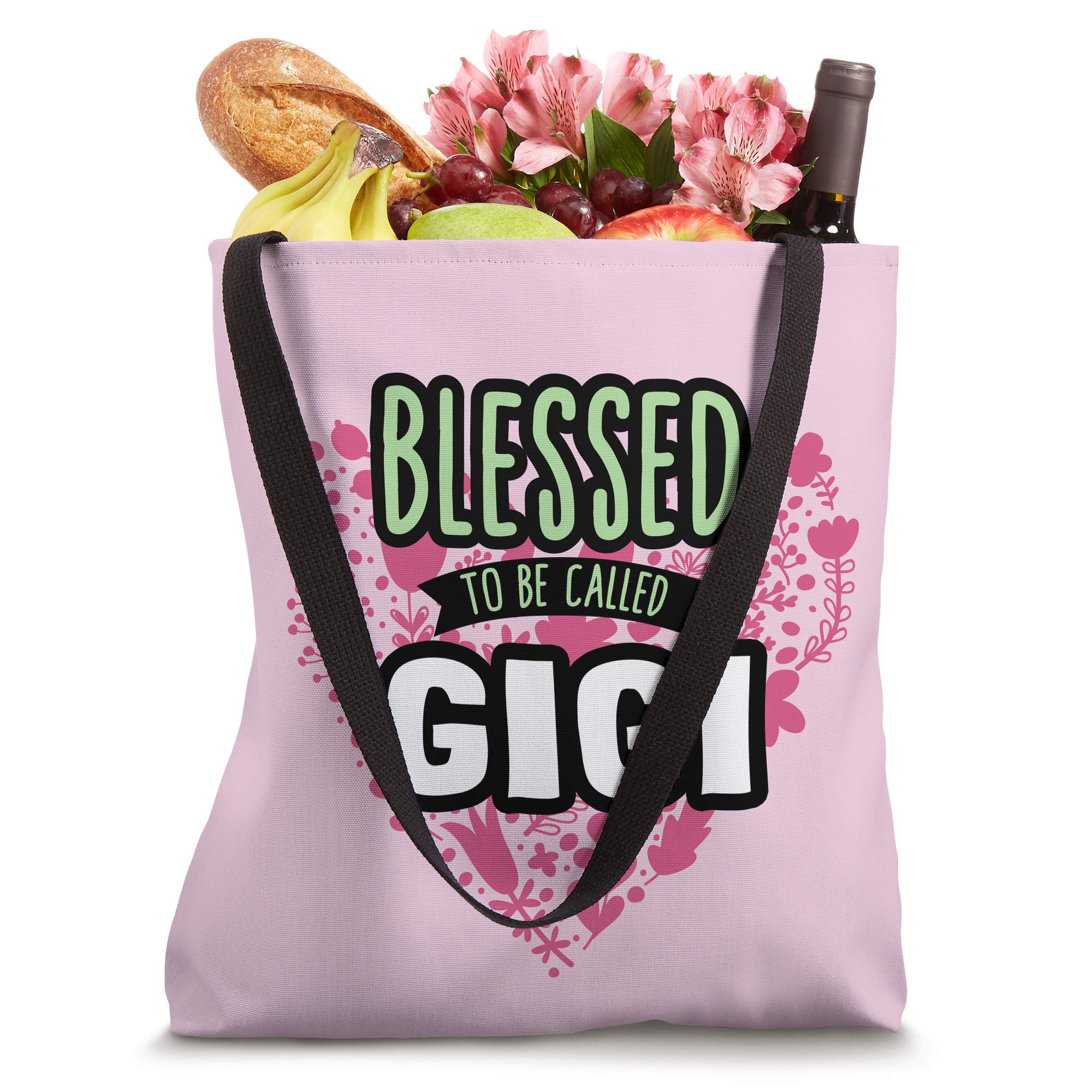 Blessed To Be Called Gigi Tote Bag - Stylish Canvas Tote for Women, Perfect Mother's Day Gift - Great for Shopping, Work & Daily Use