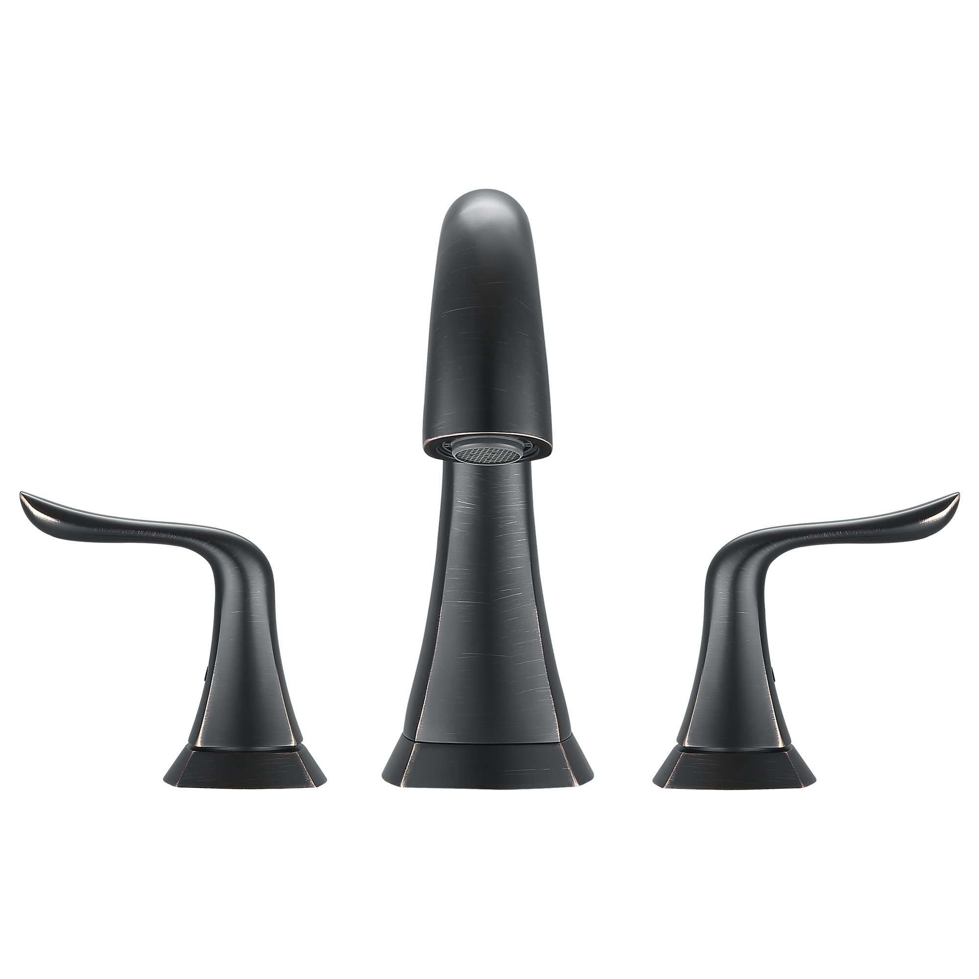 Ancona AN-4537 Scarlett Oil Rubbed Bronze Double Handle Widespread Bathroom Sink Faucet - Perfect for Modern & Traditional Bathroom Decor