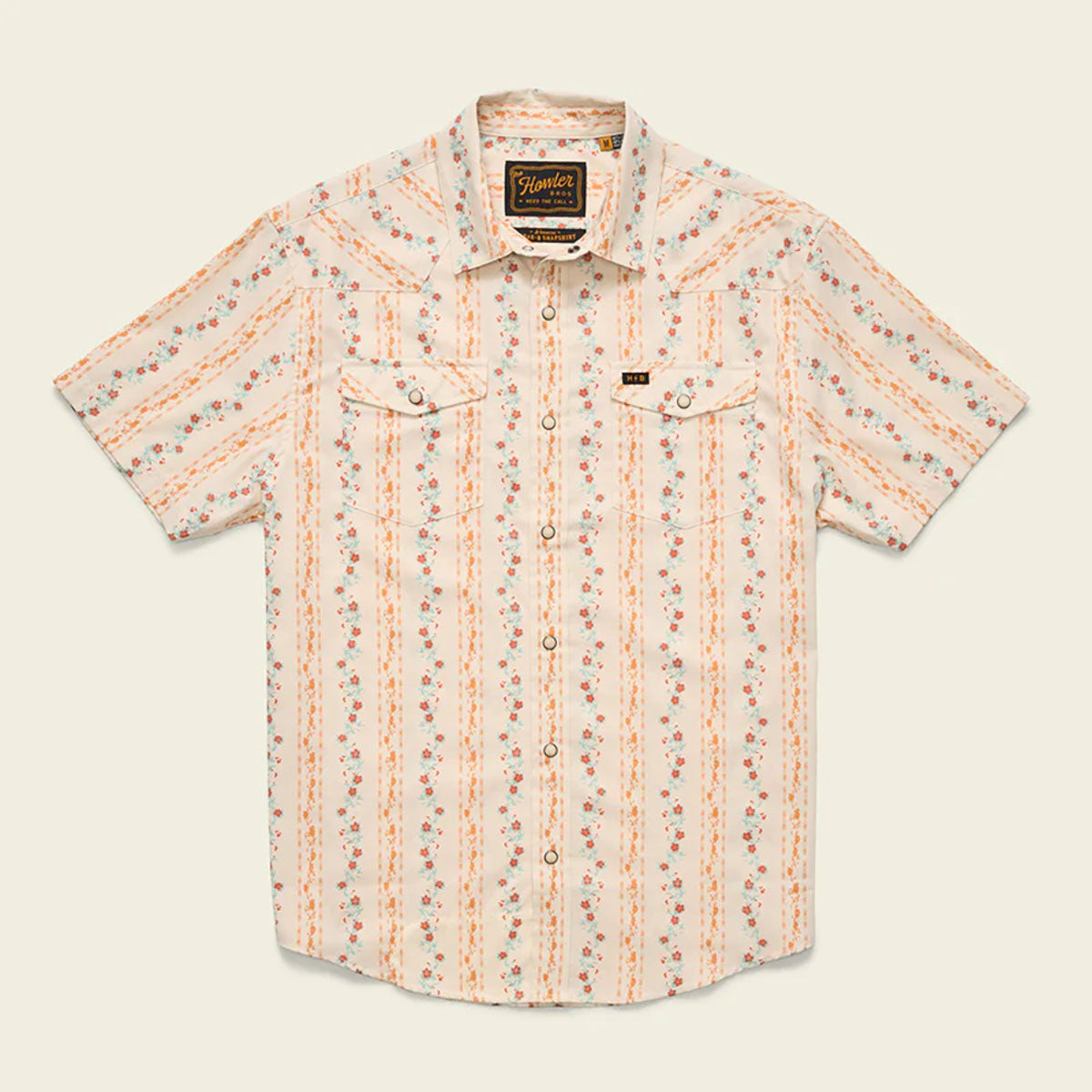 Men's H Bar B Snapshirt - Comfortable Western Style Shirt for Cowboy & Ranch Work - Perfect for Rodeo, Horseback Riding & Outdoor Adventures