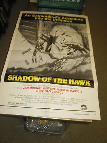 Original U.S. One Sheet Movie Poster - Shadow of the Hawk (Jan Michael Vincent) - Vintage Film Collectible for Home Theater & Man Cave Decor