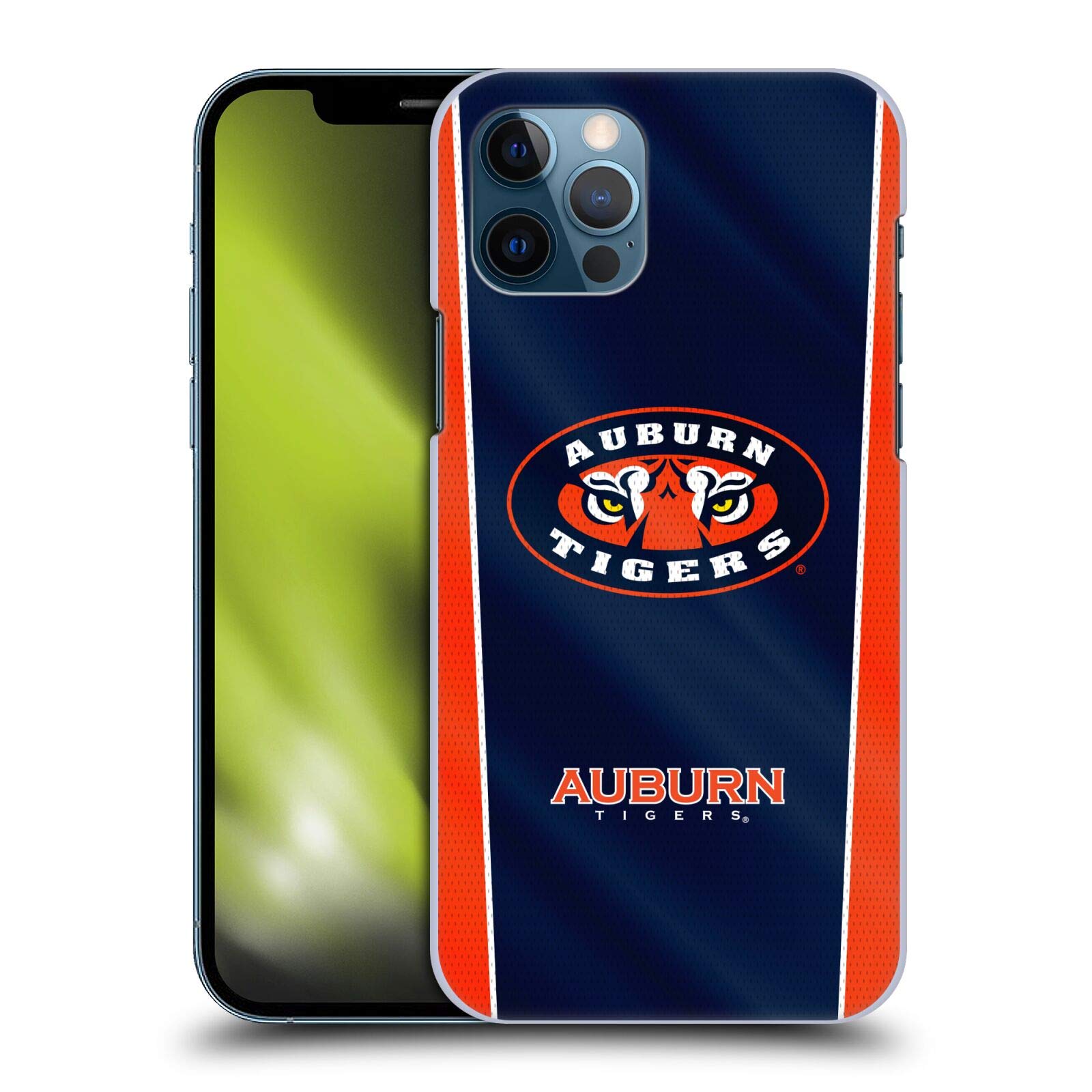 Official Auburn University AU Banner iPhone 12/12 Pro Hard Case - Licensed College Football Team Design - Perfect for Game Day & School Spirit