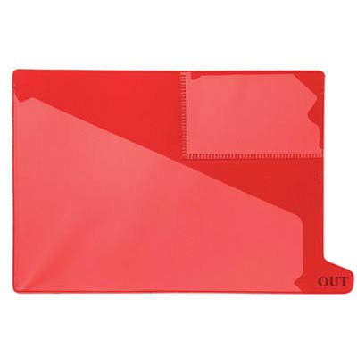 Red Bottom Tab Outguides - 10 Pack for Organizing Files, Folders, and Documents | Perfect for Office, School, and Home Use