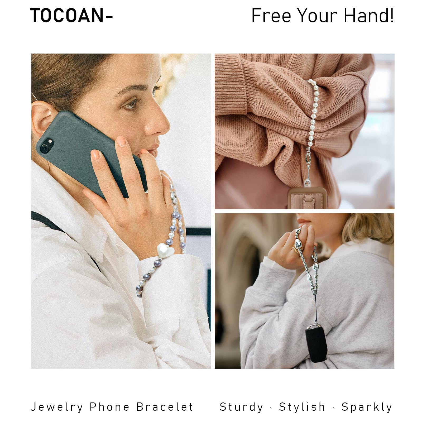 Anti-Theft Phone Charm Wrist Strap - Detachable Lanyard for Women & Girls | Smartphone Security & Style    (Note: This optimized title maintains core keywords like 