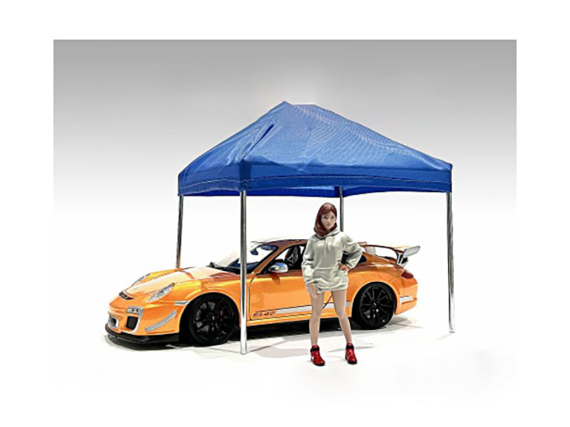 1/24 Scale Hip Hop Girls Figure 2-Pack for Model Cars - American Diorama Collectible Miniatures - Perfect for Diorama Scenes & Car Model Displays
