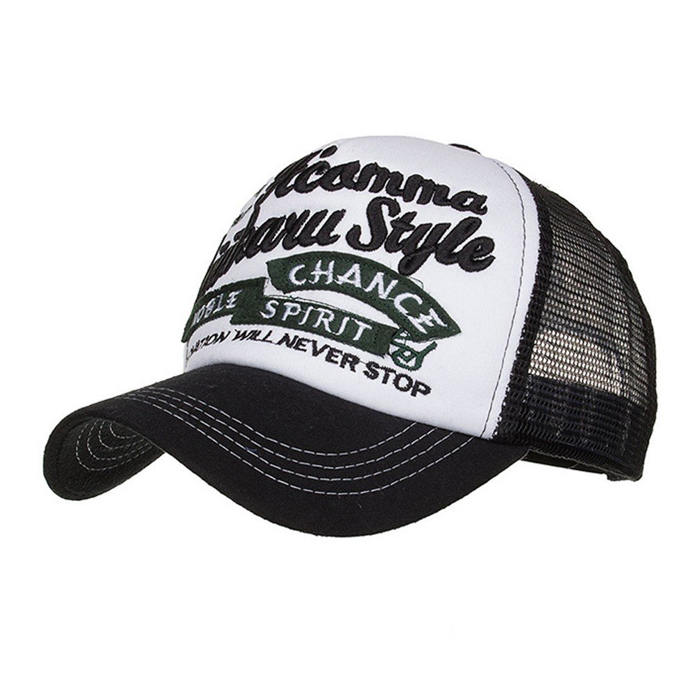 **CKXZUI Adjustable Baseball Cap for Men & Women - Fashion Embroidery Applique Mesh Sun Hat for Boys & Girls - Perfect for Outdoor Sports, Casual Wear & Sun Protection**