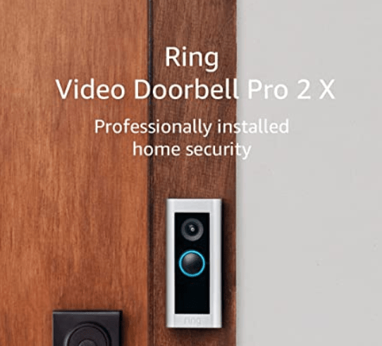 Ring X Doorbell Pro - Wired Smart Video Doorbell with HD Camera, Motion Detection & Two-Way Talk - Perfect for Home Security & Package Delivery Monitoring