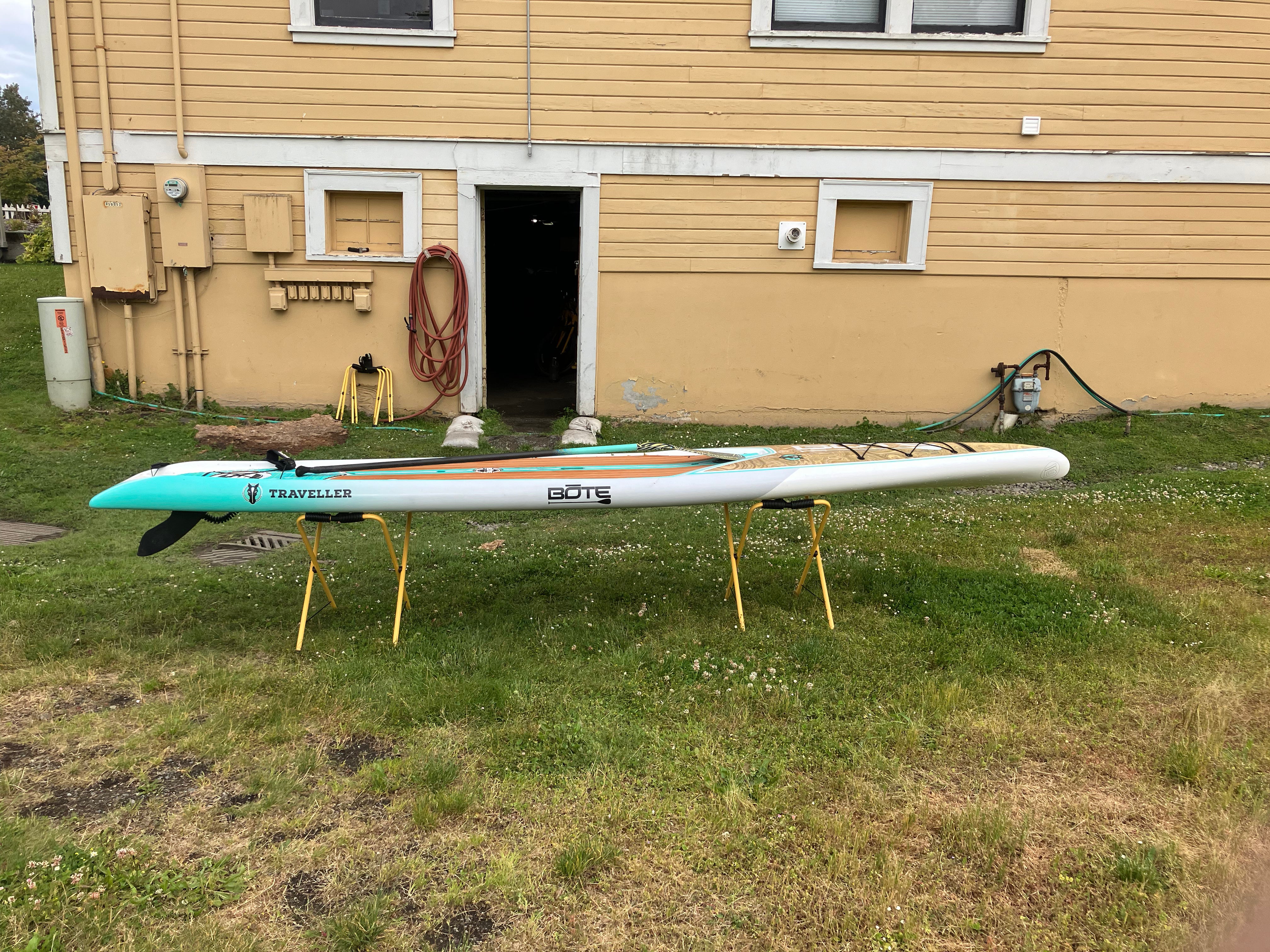 Bote Traveler Inflatable Stand Up Paddle Board - Lightweight & Portable SUP for Travel, Yoga, Fishing | Perfect for Lakes, Rivers & Ocean Adventures