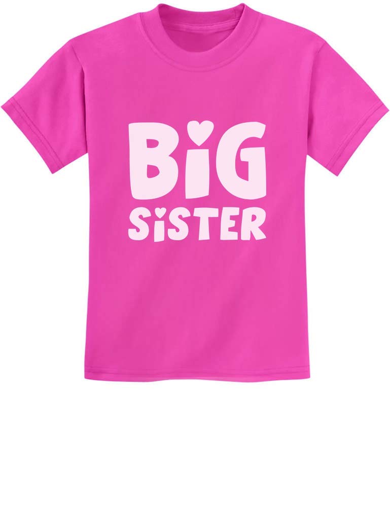Big Sister Shirt for Toddler Girls - Cute Baby Announcement & Sibling Reveal T-Shirt - Perfect for Gender Reveal Parties & Newborn Photo Shoots