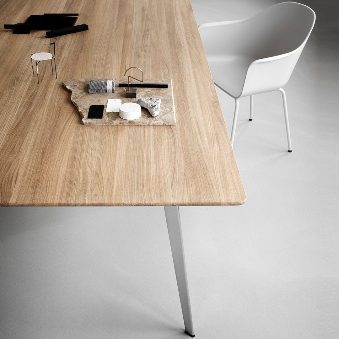 JW Modern Rectangular Dining Table - Stylish & Durable for Home, Kitchen, and Restaurant Use
