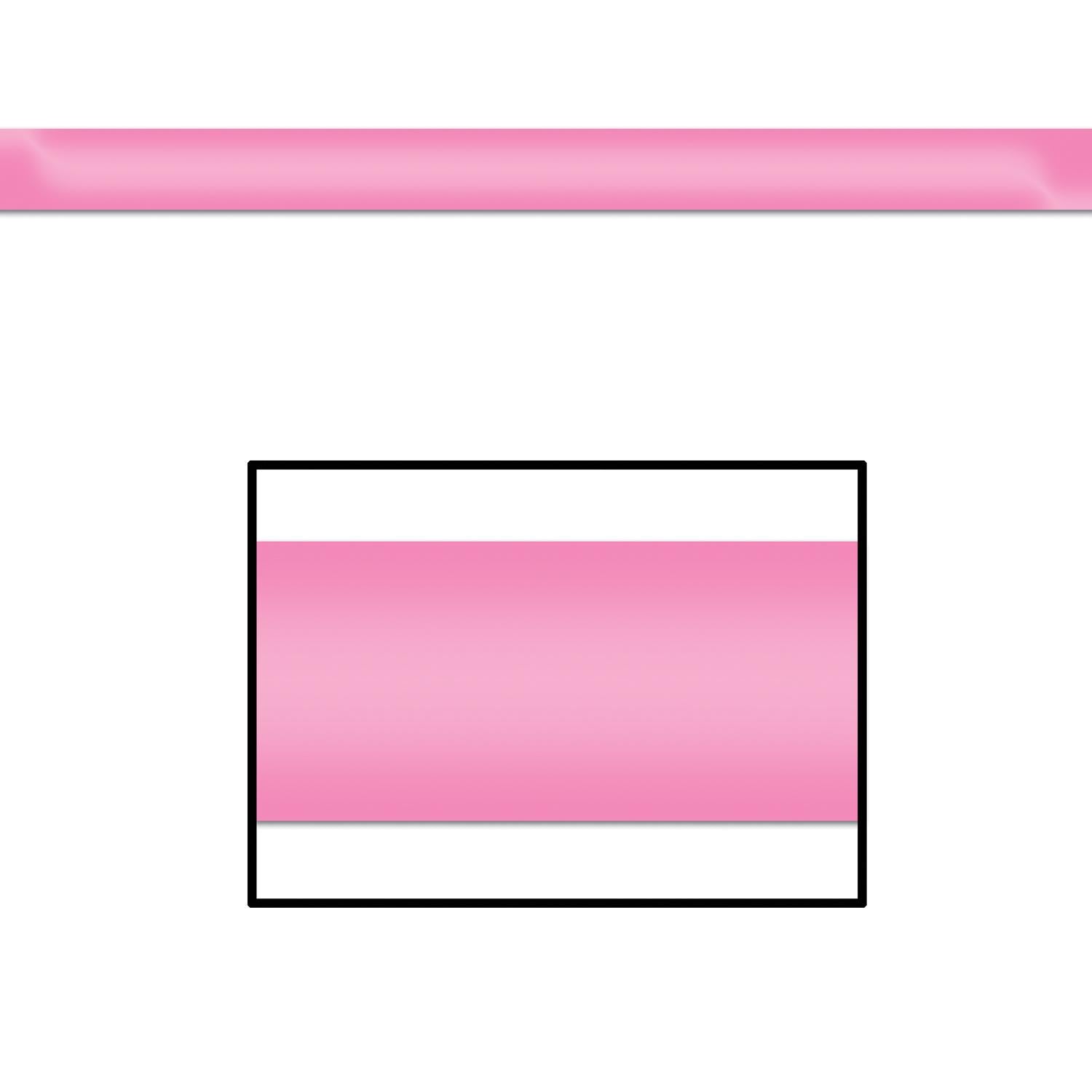 12 Pack Beistle Gleam 'N Party Streamers - Pink Plastic Party Decorations for Birthday, Wedding & Holiday Celebrations