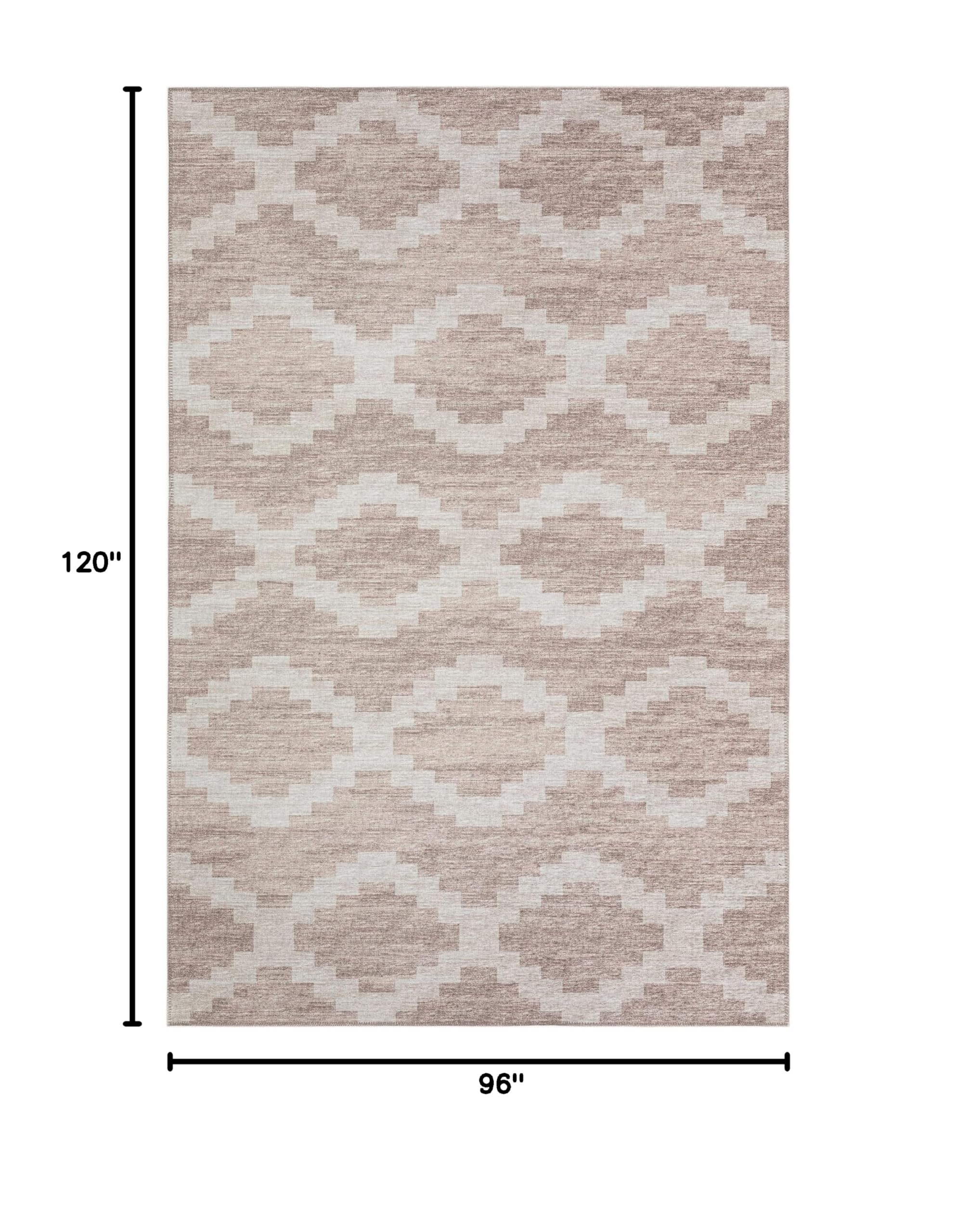 Addison Rugs Yuma AYU39 Tan 8' x 10' Area Rug - Soft and Durable Living Room Carpet for Home Decor, Bedroom, Office (Perfect for High Traffic Areas)